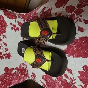 Yellow Box Sandals
